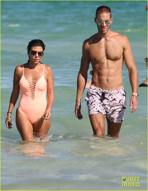 Photo: kourtney kardashian pal simon huck bare hot beach bodies in ...