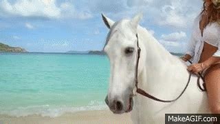 Hannah Davis Riding Her Horse - DIRECTV Commercial on Make a GIF