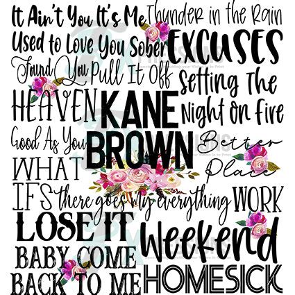 Kane Brown Lyrics - 3T Xpressions