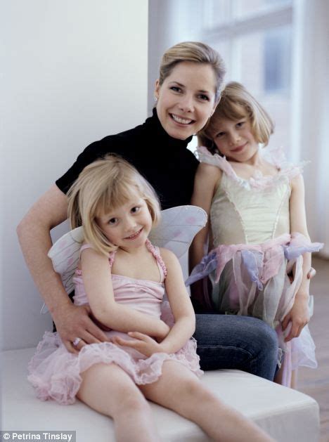 Darcey and her two daughters, from left: Zoe, four and Phoebe, seven ...