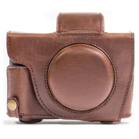 MegaGear Canon PowerShot G5 X Ever Ready Leather Camera Case and Strap ...