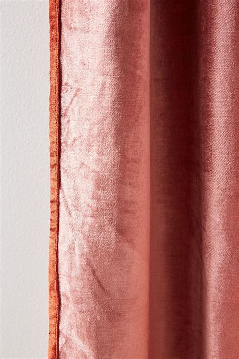 Adelina Velvet Curtain | Velvet curtains, Curtains, Velvet