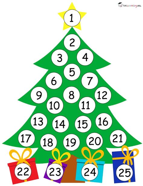 Page 1 | Christmas countdown, Free christmas, Christmas countdown calendar