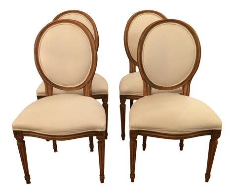 French Style Dining Chairs by Baker - Set of 4 on Chairish.com | Dining ...