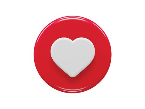 Love react icon 3d render 12689024 Vector Art at Vecteezy