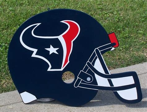 Items similar to HOUSTON Texans Helmet Wood Decor Realistic Sign, Huge ...