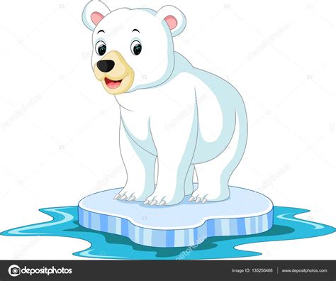 Polar bear cartoon — Stock Vector © hermandesign2015@gmail.com #135250468