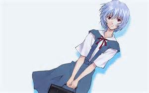 ayanami rei neon genesis evangelion school uniform white | konachan.com ...