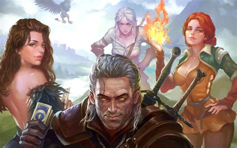 triss merigold video game characters the witcher the witcher 3 wild ...
