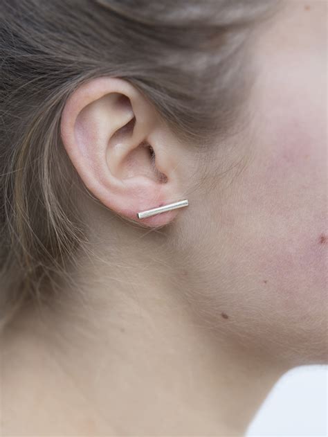 Silver Bar Earrings | Aisling Wallace Jewellery Site