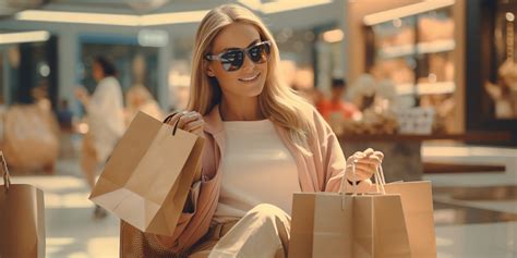 Woman Shopping In A Mall Free Stock Photo - Public Domain Pictures