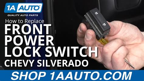 How to Replace Front Power Lock Switch 14-19 Chevy Silverado - YouTube