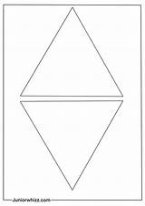 Triangle Coloring Pages And Book For Kids Printable PDFs sketch template