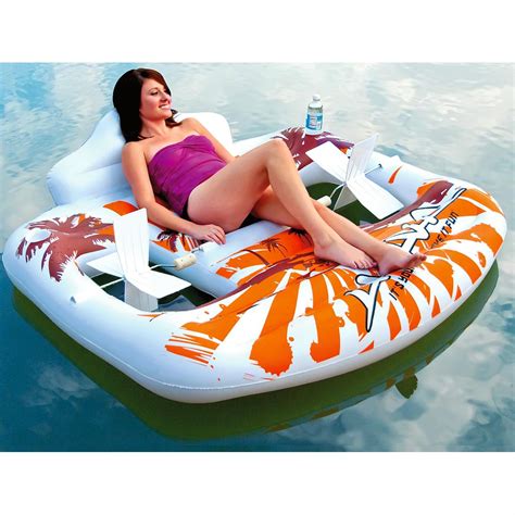 Aviva® Caribbean Cruiser Inflatable Pedal Boat - 223280, Floats ...