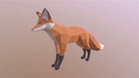 Low Poly Fox - 3D model by Felicia Hellsten (@feliciahellsten) [ae8d275 ...