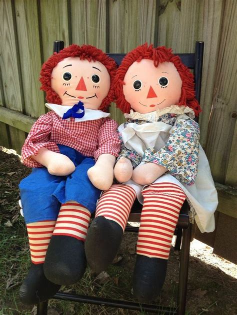 vintage raggedy ann | Vintage Raggedy Ann and Andy 32 inch dolls | Raggedy ann and andy, Raggedy ...