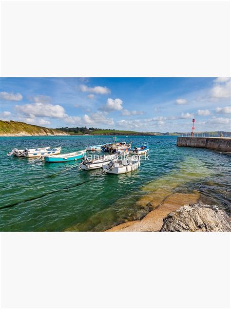 "Portscatho Harbour Cornwall" Framed Art Print for Sale by ianwoolcock ...