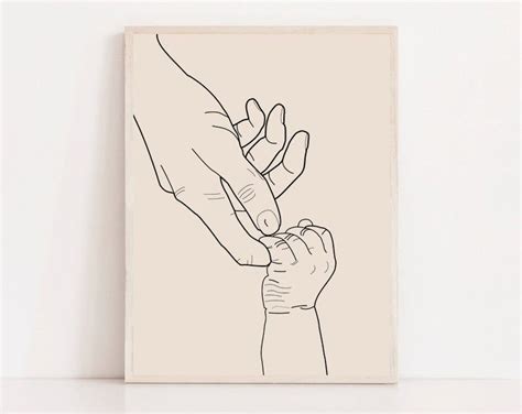 Beginner Outline Free Baby Hand