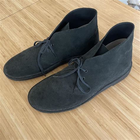 Clarks Men's Black Boots | Depop