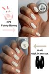 OPI Funny Bunny VS essie tuck it in my tux — Lots of Lacquer