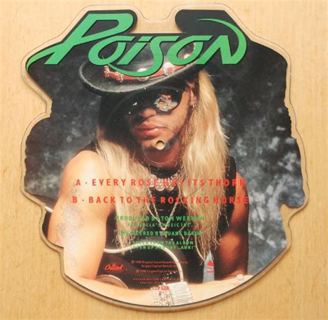 Poison - Every Rose Has Its Thorn Shaped 7" Picture Disc Vinyl - 12 inch