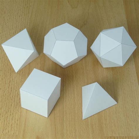 Plantillas Cuerpos Geom Tricos Paper Art Craft Paper Crafts Diy | The Best Porn Website