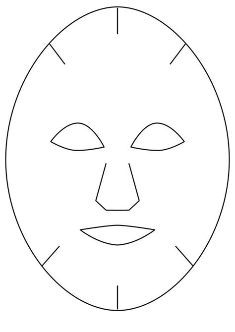 Simple Wicked Witch Mask | Mask template, Paper mask template, Paper mask diy