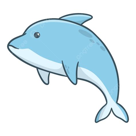 Cartoon Dolphin, Dolphin, Cute, Cute Dolphin PNG Transparent Clipart Image and PSD File for Free ...