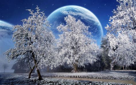 Winter Scenes Wallpapers - Top Free Winter Scenes Backgrounds ...