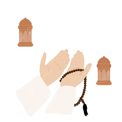 Muslim Prayer Hands Hd Transparent, Hand Drawn Muslim Prayer ...
