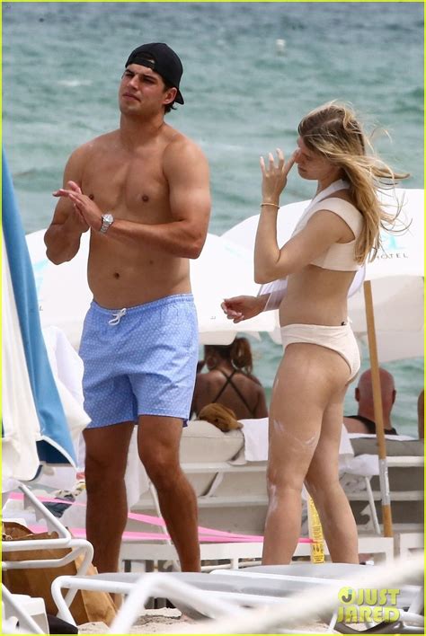 Tennis Star Genie Bouchard Hits the Beach with Football Player Boyfriend Mason Rudolph!: Photo ...