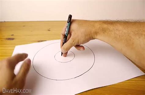 How to draw a perfect freehand circle.