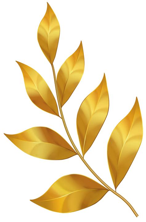 Gold Leaves PNG Clipart | Gallery Yopriceville - High-Quality ...