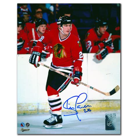 Steve Larmer Chicago Blackhawks Autographed 8x10 - NHL Auctions