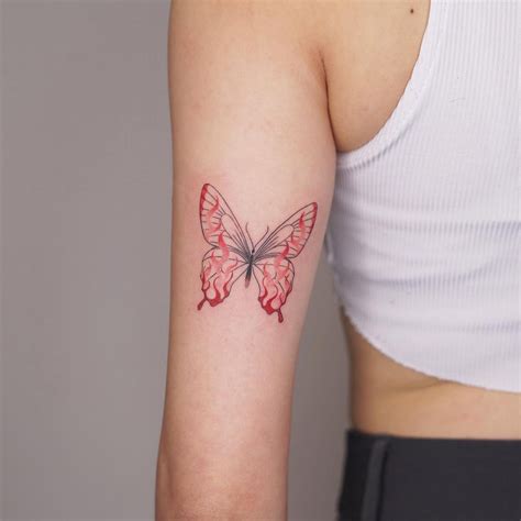 Share 76+ butterfly on fire tattoo super hot - in.cdgdbentre