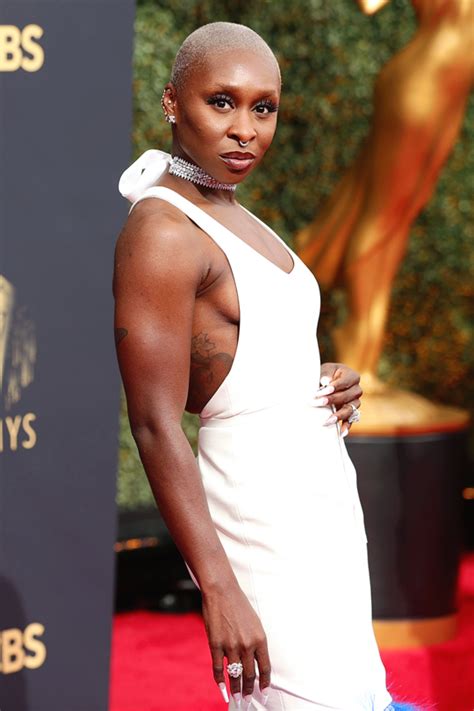 CYNTHIA ERIVO 73rd Primetime Emmy Awards, Los... : walking on carpets