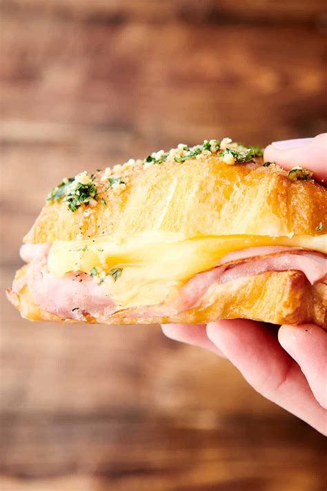 Ham and Cheese Croissant - with Havarti and Gouda Cheese!