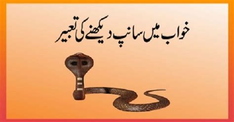 Khwabon Ki Tabeer: Khwab Mein (Snake) Saanp Dekhna - Tabeer In Urdu