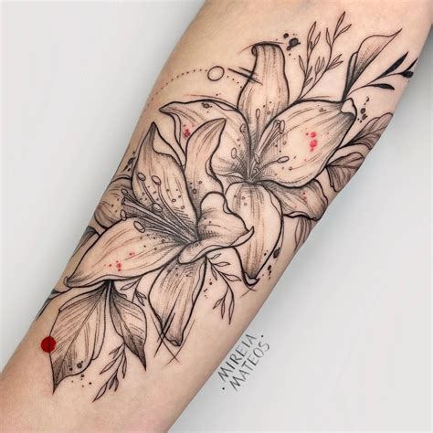 Lily tattoo ideas photos