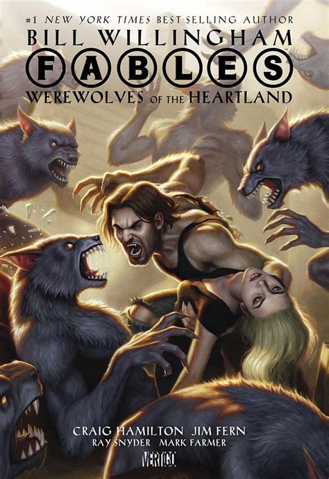 “Werewolves of the Heartland” – the Fables graphic novel with a werewolf brawl on the cover ...
