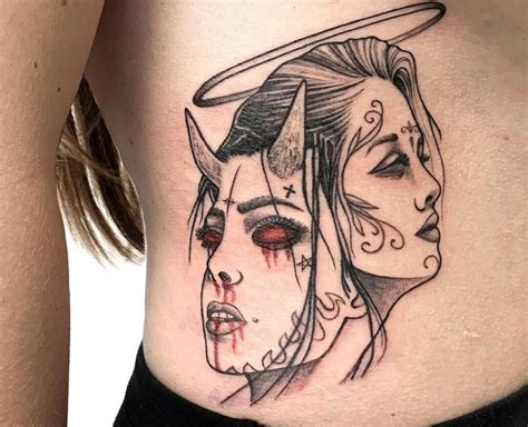 101 Best Angel Devil Tattoo Ideas That Will Blow Your Mind! - Outsons