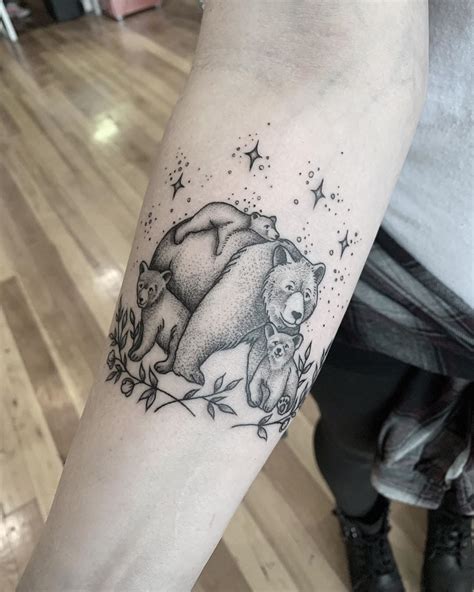 momma bear and cubs tattoo - Google Search | Bear tattoo designs, Mom ...