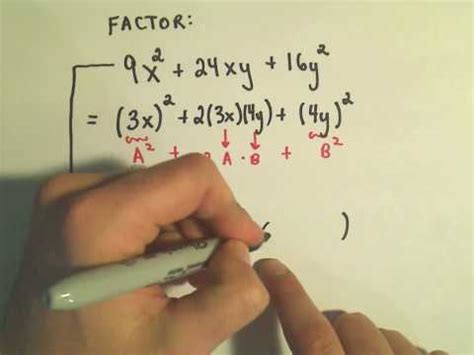 Factor Perfect Square Trinomial - Examples & Practice - Expii