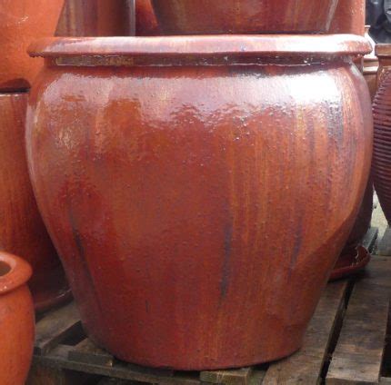 Large Copper Red Glazed Tree Planters | Pots To Inspire