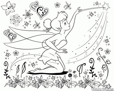 Coloring page - Light fairy Iridessa