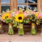 sunflower-bridesmaid-bouquets | Luciana Rose