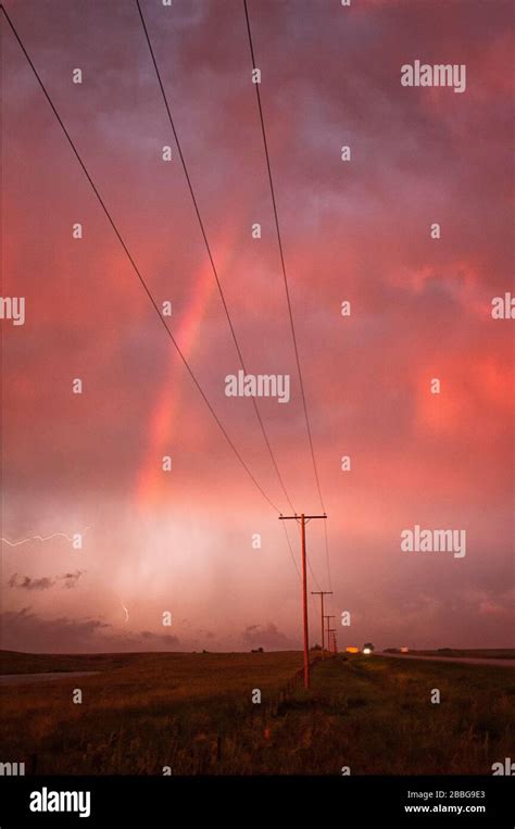 Rainbow and lightning hi-res stock photography and images - Alamy