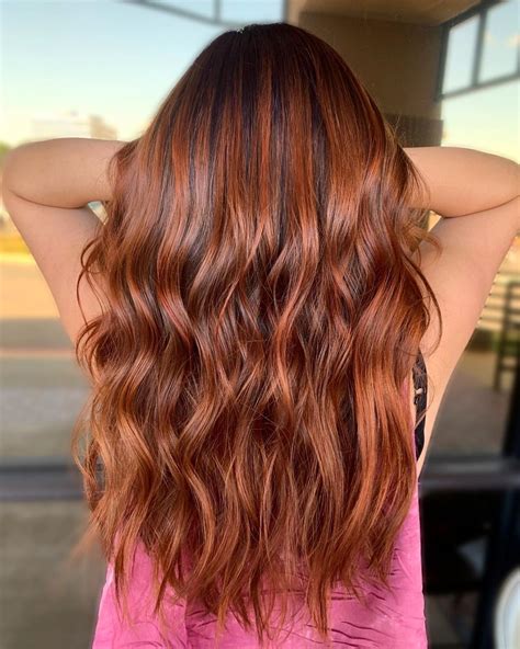 30+ Brown Hair With Red Lowlights | Fashion Style