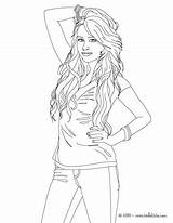 Miley Cyrus Coloring Pages At GetColoringscom  Free Printable sketch template