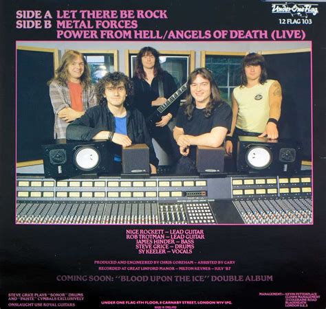 ONSLAUGHT Let There Be Rock Album Cover Gallery & 12" Vinyl LP ...